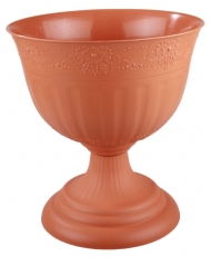 Горшок вазон на ножке Венеция 18лит 400мм Коричнев М-3133 (БАШ)