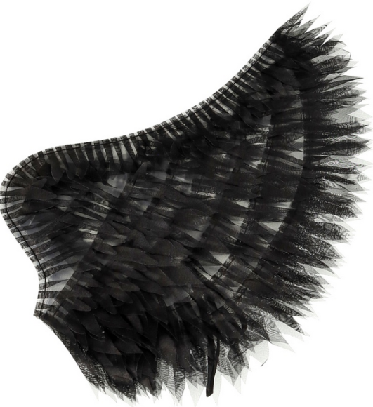 Крылья Ангела Чёрные 74*27см КРК-7038