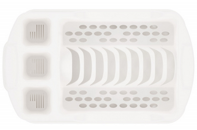 Сушилка пластиковая для посуды со Сливом Арт-М-6242 Н-42*25см