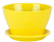 Кашпо Беллита Глянец Жёлтое D-12см Арт-ГЛ-902 Кашпо Беллита Глянец Жёлтое D-12см Арт-ГЛ-902