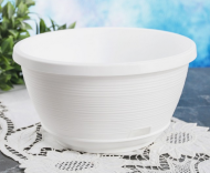 Горшок Марсель 4,5лит Белый D-260мм (без крючков) Горшок Марсель 4,5лит Белый D-260мм (без крючков)