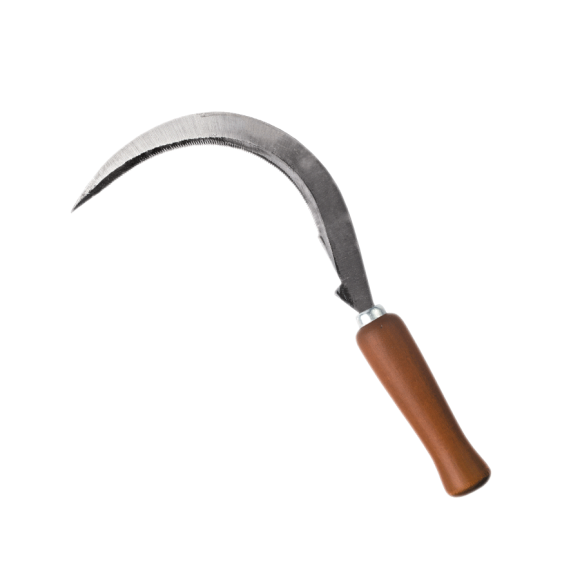 Серп Жнец 30см с деревянной ручкой