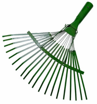 Грабли веерные пластинчатые 20зуб порошковая окраска (ГВ-С 564)