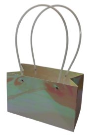 Сумочка для горшечных цветов 220*105*135мм Голография