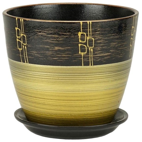 Кашпо Бутон №-РС-24 Ритм Бронза №4 (D-21см)