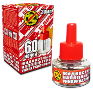 Жидкость от комаров ОБОРОНХИМ 60 ночей (1уп/24шт) 30мл 1 ЭТАЖ