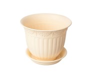 Горшок Виноград 4лит D-26см Крем с поддоном