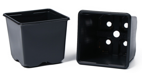 Горшок технологический квадратный 520мл D-9см H-8см