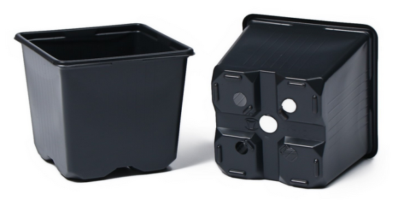 Горшок технологический квадратный 520мл D-9см H-8см