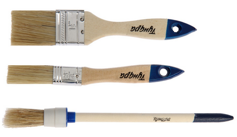 Кисть набор 3шт ТУНДРА Арт-1818259 Кисть набор 3шт ТУНДРА Арт-1818259