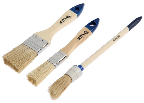 Кисть набор 3шт ТУНДРА Арт-1818259 Кисть набор 3шт ТУНДРА Арт-1818259