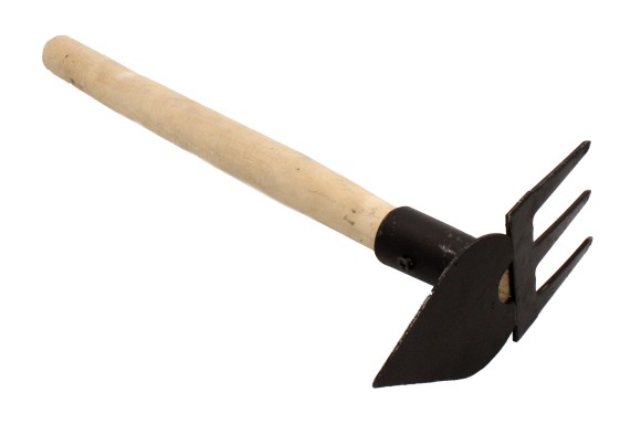 Рыхлитель комбинированный с деревянной ручкой РП-1 (лепесток+прямой зуб)