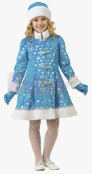 Костюм Снегурочка Голубой подростковый