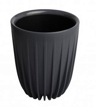 Горшок Сигма 10,2лит Антрацит D-25см (с дренажной системой) Горшок Сигма 10,2лит Антрацит D-25см (с дренажной системой)