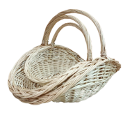 Корзина Набор Плетеных ИВА NEW Дизайн 3шт Натуральные D-45/50/60см