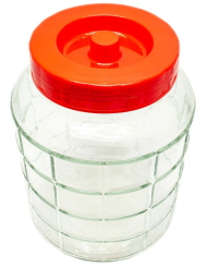 Банка стекло Бутыль с гидрозатвором 26лит Прозрачный (1уп/2шт)