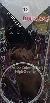 Спицы для Вязания со Шнуром 80см (2,5мм)