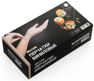 Перчатки виниловые Белые 7гр р.XL (1уп/100 шт)