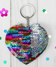 Брелок Сердце Хамелеон мягкий 9*9см