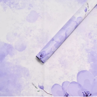 Пленка Листами Магнолия Лавандовая 58/58см (1уп/20шт) Цена за 1ЛИСТ