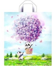 Сумочка пакет п/э петлевидная ручка 380*420мм Необыкновенное путешествие Арт-606166