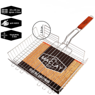 Решётка гриль Глубокая для мяса 25*35*56см 120125 1 ЭТАЖ