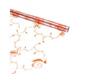 Пленка прозрачная с рисунком Изаура Оранжевая 70см/200гр