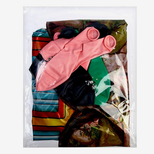 Фонтан из шаров С Днём рождения 7шт латекс+фольга Арт-9483513