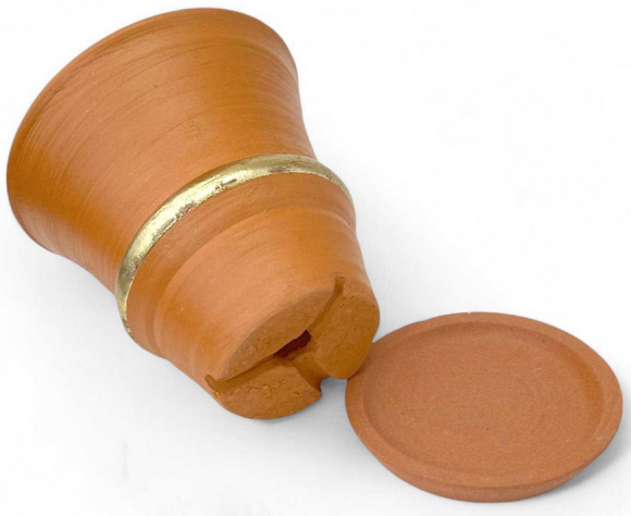 Кашпо Афина Золото D-7см Арт-2702