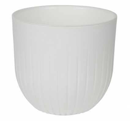 Горшок Альфа 2,9лит Белый 17*16см (с дренажной системой) Горшок Альфа 2,9лит Белый 17*16см (с дренажной системой)