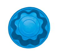 Клумба пластиковая Ромашка Синяя 105*105*35см