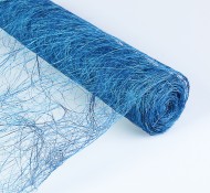 Сизаль Абака 48см*4,5м Голубая