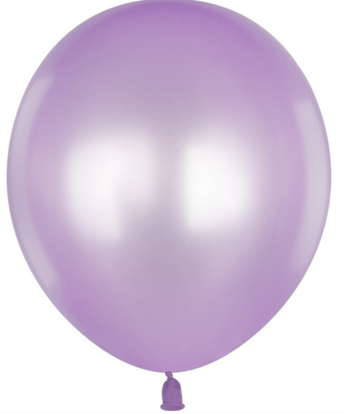 Шар латексный 12/30см металлик Лаванда 1уп/100шт