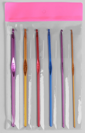 Набор Крючков для Вязания 6шт Арт-7575572