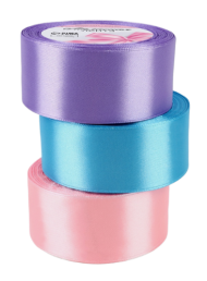 Лента Атласная Набор 3шт 40мм*25ярд Ариэль