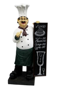Фигурка Повар Арт-FP-40183 Н-175см