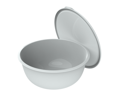 Набор мисок Шарм №-4 Серые 4шт (1,3лит/2,3лит/3,7лит/5,6лит)