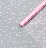 Пленка прозрачная с рисунком Гипсофилы Авис Розово-Белая 70см/200гр