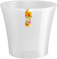 Горшок Santino АРТЕ 5лит Прозрачн-Прозрачн D-21см (с дренажной системой)