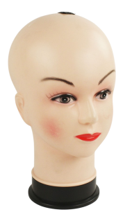 Манекен Голова женская с макияжем ПВХ 1409818