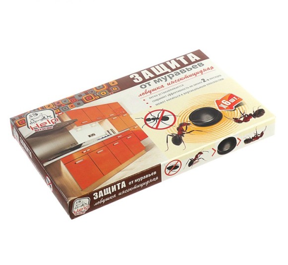 HELP Пластиковая ловушка от Муравьёв 6шт (1уп/16шт) HELP Пластиковая ловушка от Муравьёв 6шт (1уп/16шт)