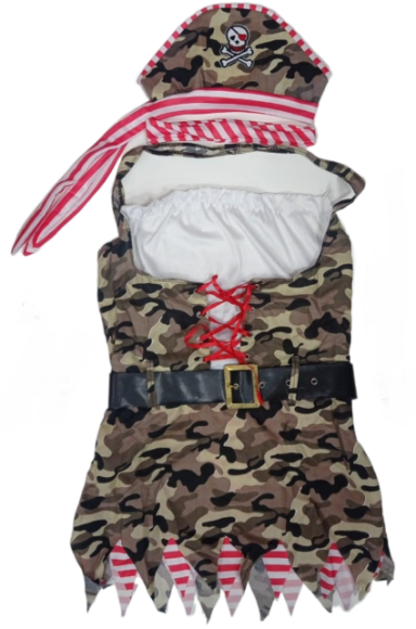 Костюм Пиратка хаки CS-602
