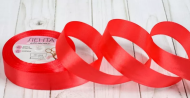 Лента Атласная 25мм*25ярд Коралловая Лента Атласная 25мм*25ярд Коралловая