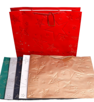 Сумочка пакет картон 310*420*120мм Звёзды Арт-L706