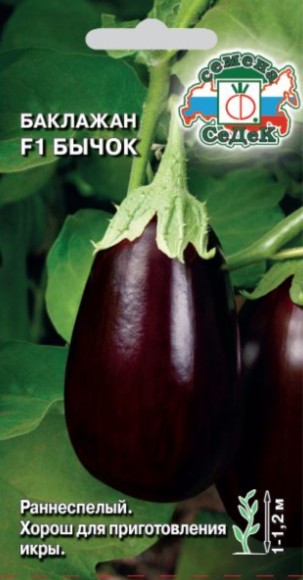 Баклажан Бычок ЦВ/П (СЕДЕК) 0,2гр раннеспелый
