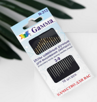 Иглы для вышивания 16шт ( №3-9)с Золотым ушком Арт-N-312