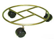 Подставка на колёсах Металл круглая D-390мм Арт-041134