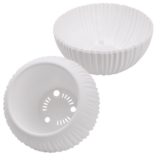 Горшок Сфера 1,7лит Белый (с дренажной системой)