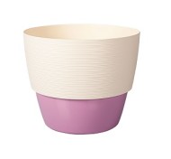 Горшок Валенсия 2,5лит Ваниль-Вереск D-17,5см (с дренажной системой)