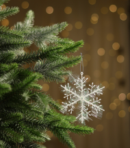 Набор снежинок Пушинка 100мм*3шт Арт-811294